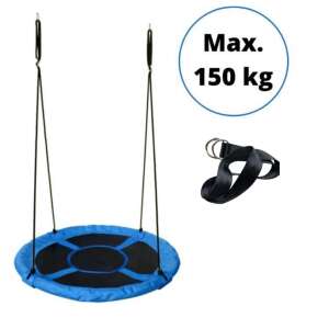 SmileSPORT by Pepita acélvázas Fészekhinta fára rögzíthető hevederrel 100cm #kék