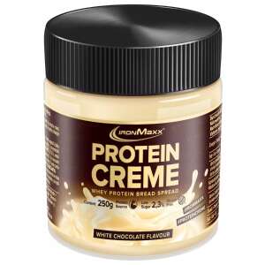 IronMaxx Protein Creme Fehér Csokoládé Ízű, 250g, Tejsavófehérje Kenhető Krém, Alacsony Cukortartalmú - Fehérje