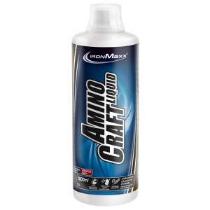 IronMaxx AminoCraft Liquid 1000ml, magas fehérje-, alacsony cukortartalmú aminosav kiegészítő az izomnövekedéshez és regenerációhoz - Fehérje