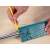 Japanese carpenter's corner 3D angle finder, blue plastic tool for woodworking, measuring and transferring angles