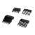 Four different size combs for the electric pet clipper