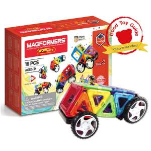 Magformers Wow Set 16-частна магнитна играчка за конструиране за деца над 3 години - Djeco Магнитна строителна игра