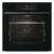 Vorderansicht des schwarzen Gorenje BPS6737E14BG Einbaubackofens