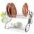 Peterhof dish drying rack, two-tiered, chrome-plated metal, with cutlery holder, for plates, bowls, cups, and utensils