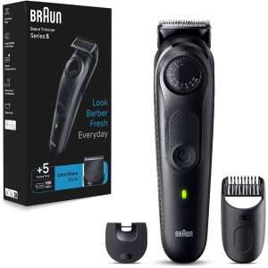 Tunsor de barba Braun BT5420, negru, cu ambalaj și accesorii - Braun
