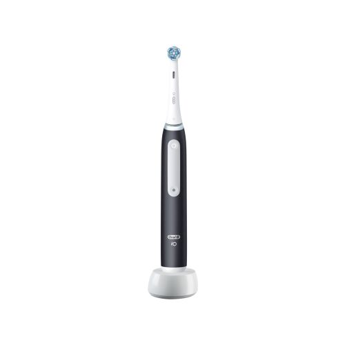 Oral-B iO Series 3 Schwarze elektrische Zahnbürste mit Ladestation