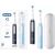 Електрически четки за зъби Oral-B iO Series 3 Duo Edition, черно и синьо с кутия за пътуване