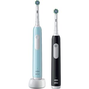 Zestaw elektrycznych szczoteczek do zębów Oral-B Pro Series 1, czarno-niebieski