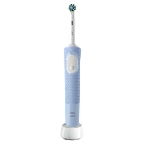 Oral-B Vitality Pro elektromos fogkefe kék színben, fehér talppal
