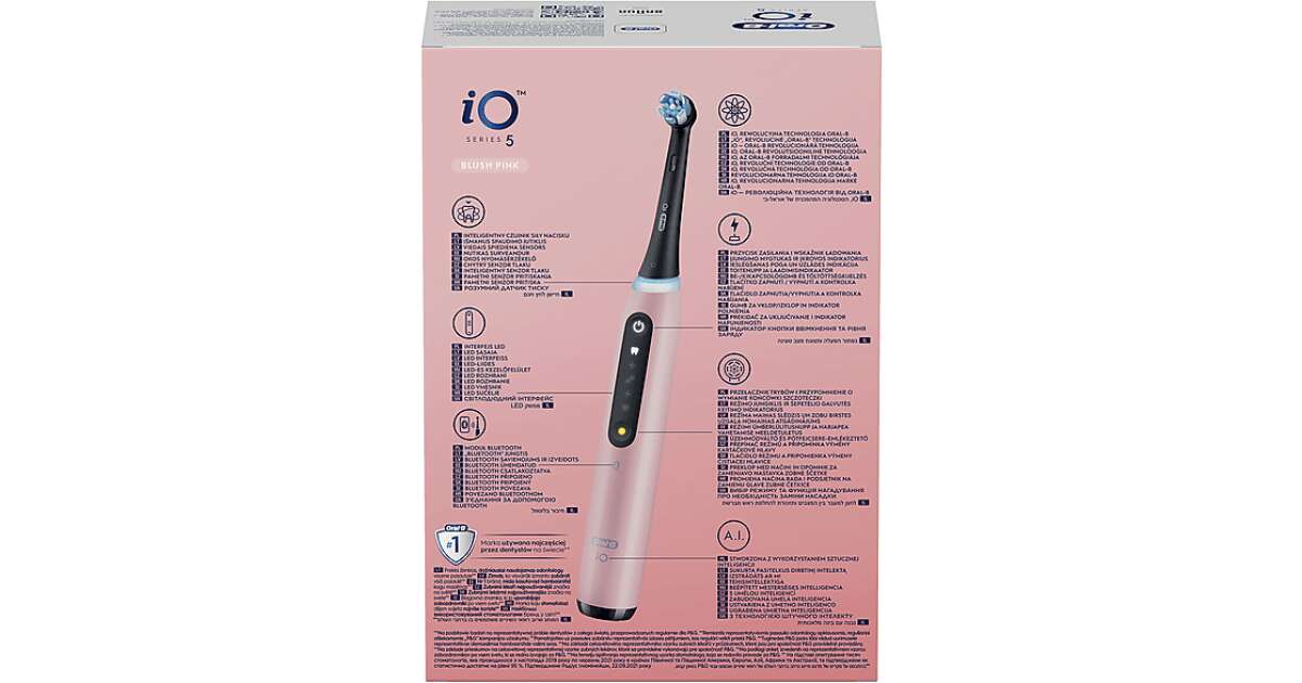 Oral-B iOシリーズ5 本体 Blush Pink Oral-B iO Series 5 Electric Toothbrush | Oral-B