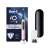 Oral-B iO Series 5 electric toothbrush, pink, with travel case, charging station, and brush head