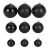 Timeless Tools 112-piece Christmas tree decoration, black 131703986