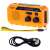 Adler AD1197 emergency radio with flashlight, solar panel, and hand crank