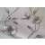 Simplex Louisa szürke virágos tapéta, tekercs