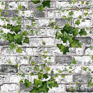 Plüss Tégla Tapéta - Borostyán Minta - Vízálló - 0,53x10m