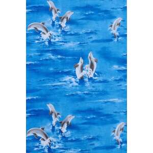 Tapet impermeabil Delfini albastru inchis 76057661 - Wallpaper