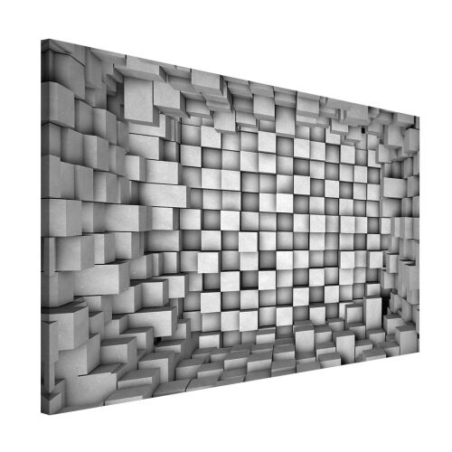 Vászonkép Illúzió 3D, absztrakt kocka design - Otthon és kert