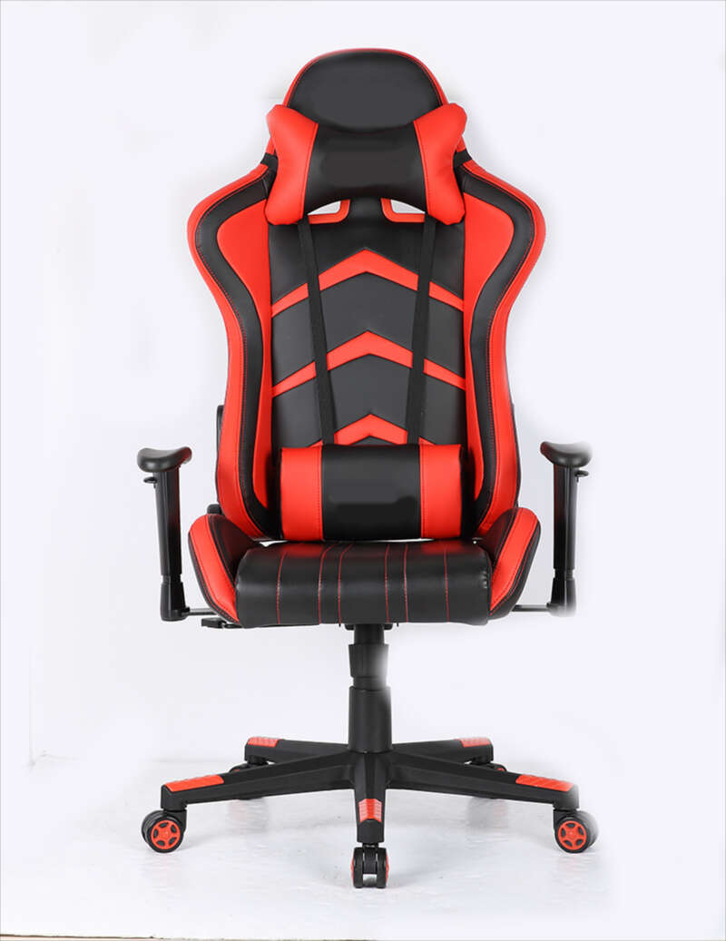 Nonbrand Indianapolis Gamer szék nyak-és derékpárnával - fekete-piros