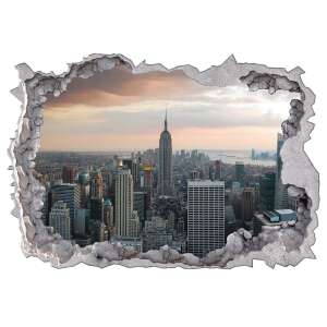 New York City Skyline 3D Wall Stickers 76062913 - Nonbrand Wall Panel & Wall Sticker