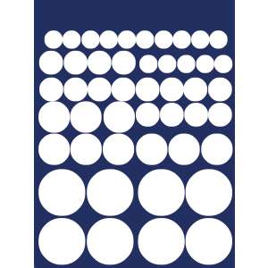 Glow-in-the-Dark Moons Stickers 76062933 - Nonbrand Wall Panel & Wall Sticker