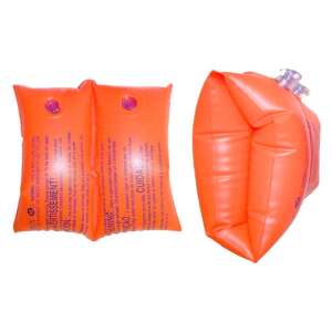 Intex inflatable arm bands, orange, for kids learning to swim - Intex