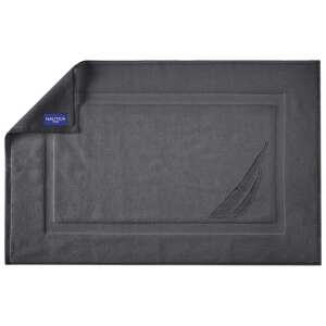 Nautica Crew bath mat, 100% cotton, 700 gsm, 50 x 85 cm, anthracite grey - Doormat