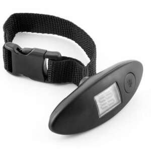 Digital luggage scale, black, with strap - Luggage scale