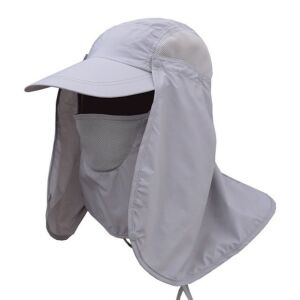 Outdoor Baseball Cap with Face and Neck Protection 135421215 - For man