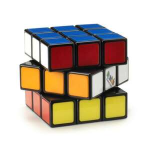 Rubik kocka 3x3-as kirakós játék, fekete és színes