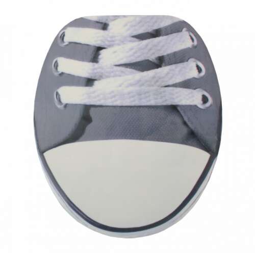 Quadrat univerzális MDF WC ülőke - Cipő #szürke