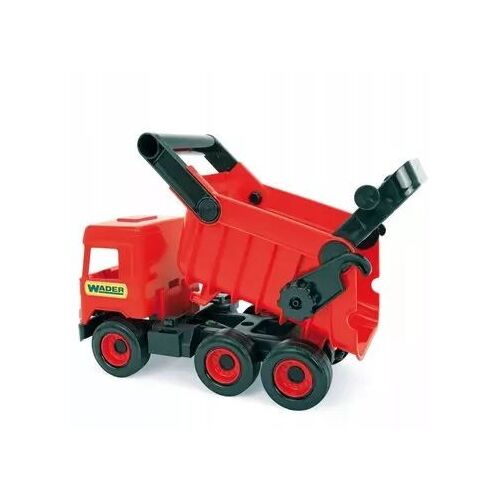 Wader Red Dömper Toy Truck Angled View