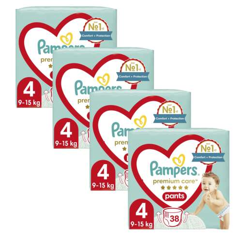 Pampers Premium Care Bugyipelenka 9-15kg Maxi 4 (4x38db)