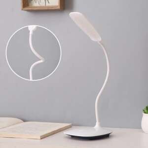 Modern LED desk lamp with flexible neck, touch control, and rechargeable battery - Table Lamp