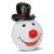 Inflatable Snowman Head with Red Nose and Black Top Hat