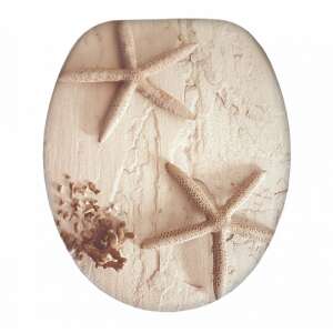 Quadrat WC Ülőke - Tengerparti Bézs - MDF