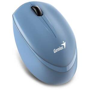 Mouse wireless Genius NX-7009 albastru, vedere 3/4 - Genius Mouse