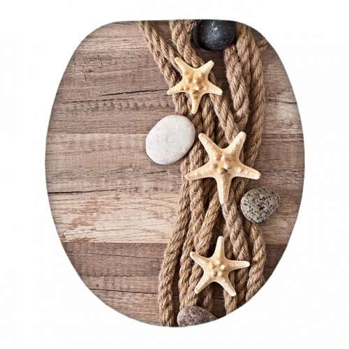 Quadrat WC Ülőke - Tengerparti - Barna