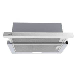 Home KPE 6044S Telescopic Range Hood, 440 m3/h, 2 Speeds, C Energy Class, Stainless Steel - Range Hood