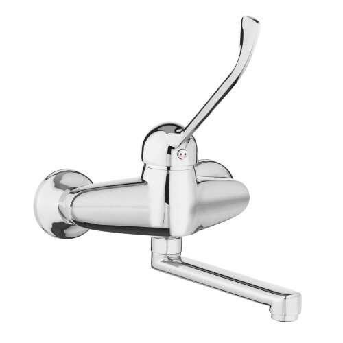 Krómozott fali egykaros csaptelep kerámia betéttel