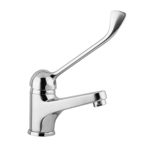 Diplon Orvosi mosdó csaptelep, 40-es, kerámia betéttel, álló, egykaros, fém, krómozott