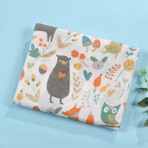 Musselin-Wickeltuch mit Waldtier-Motiv - Babys & Toddler