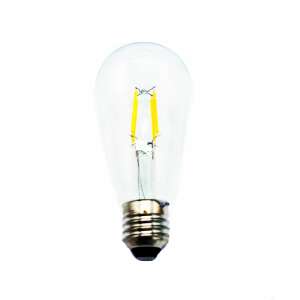 Edison izzó, filament LED retró izzó, fényforrás, 4W, 2700K, melegfehér 86450272 - Kominek