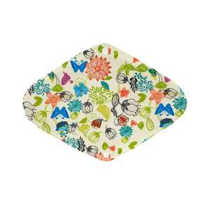 Virág mintás bézs mosható betét L méretben