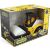 Wader Tech Truck Road Roller 24cm in packaging, a yellow and white construction vehicle toy for kids