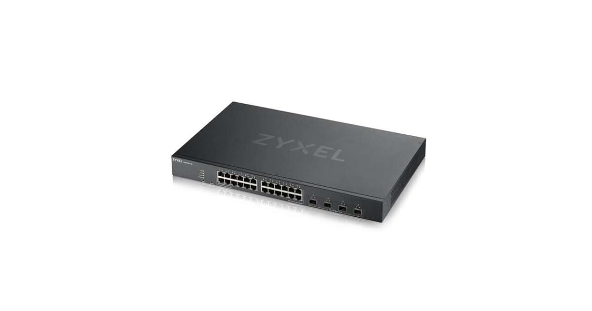 ZYXEL Switch 24x1000Mbps + 4xGigabit Combo SFP+, Metallgehäuse, Verwaltbar, Rackmontage (24 GbE-Ports), XGS1930-28-EU0101F 88730101