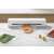 Vacuum sealer machine sealing salmon in Ruhhy bag