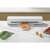 Vacuum sealer machine sealing salmon in Ruhhy bag