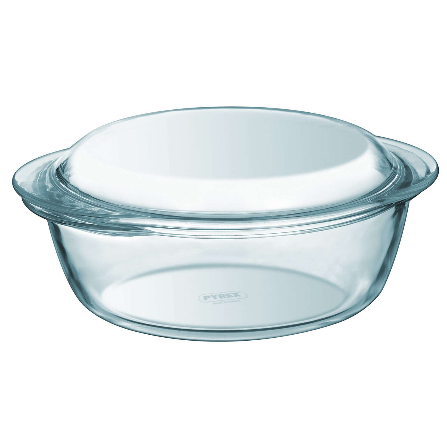 Pyrex Classic Vasă rotundă de sticlă pentru copt cu capac - 3L