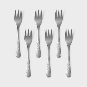 Ambition Napoli desszertvillák, 6 darabos készlet, rozsdamentes acél - Villa