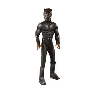Black Panther Deluxe izomruha fiúnak - Avengers 100-110 cm 3-4 év 76101343 